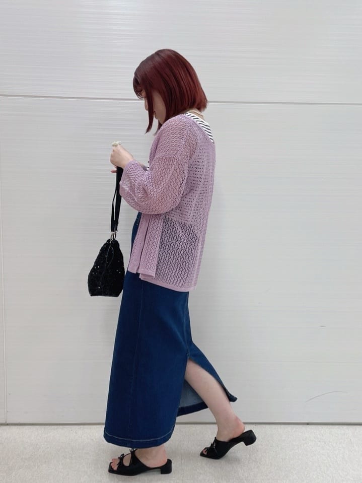 みちるさんの「SHOO･LA･RUE｜◆【洗える/S-LL】色違いで揃えたい テレコリブタンクトップ」を使ったコーディネート