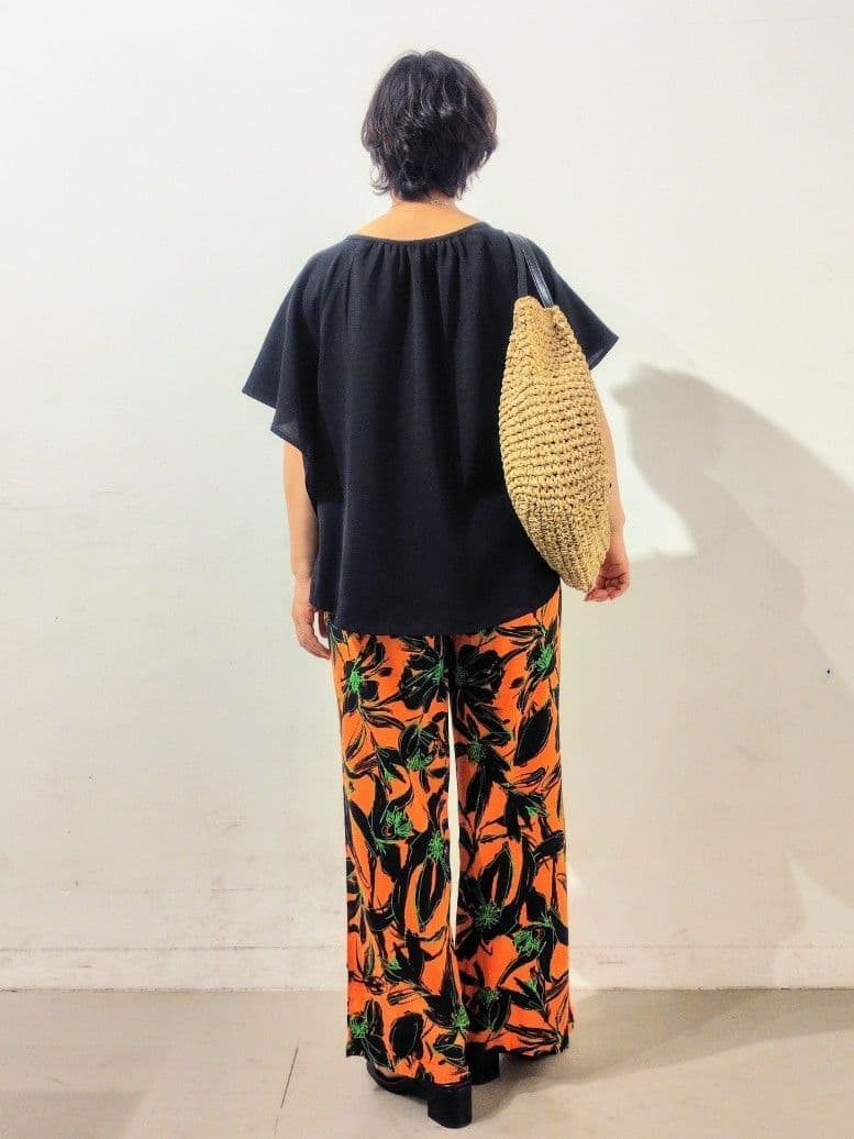 kodamaさんの「THE SHOP TK｜◆リネン混半袖テーラージャケット【洗える/セットアップ可】」を使ったコーディネート