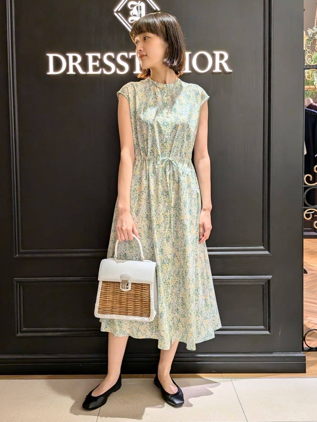 saoriさんの「DRESSTERIOR｜◆ソフトレザーバレエシューズ」を使ったコーディネート