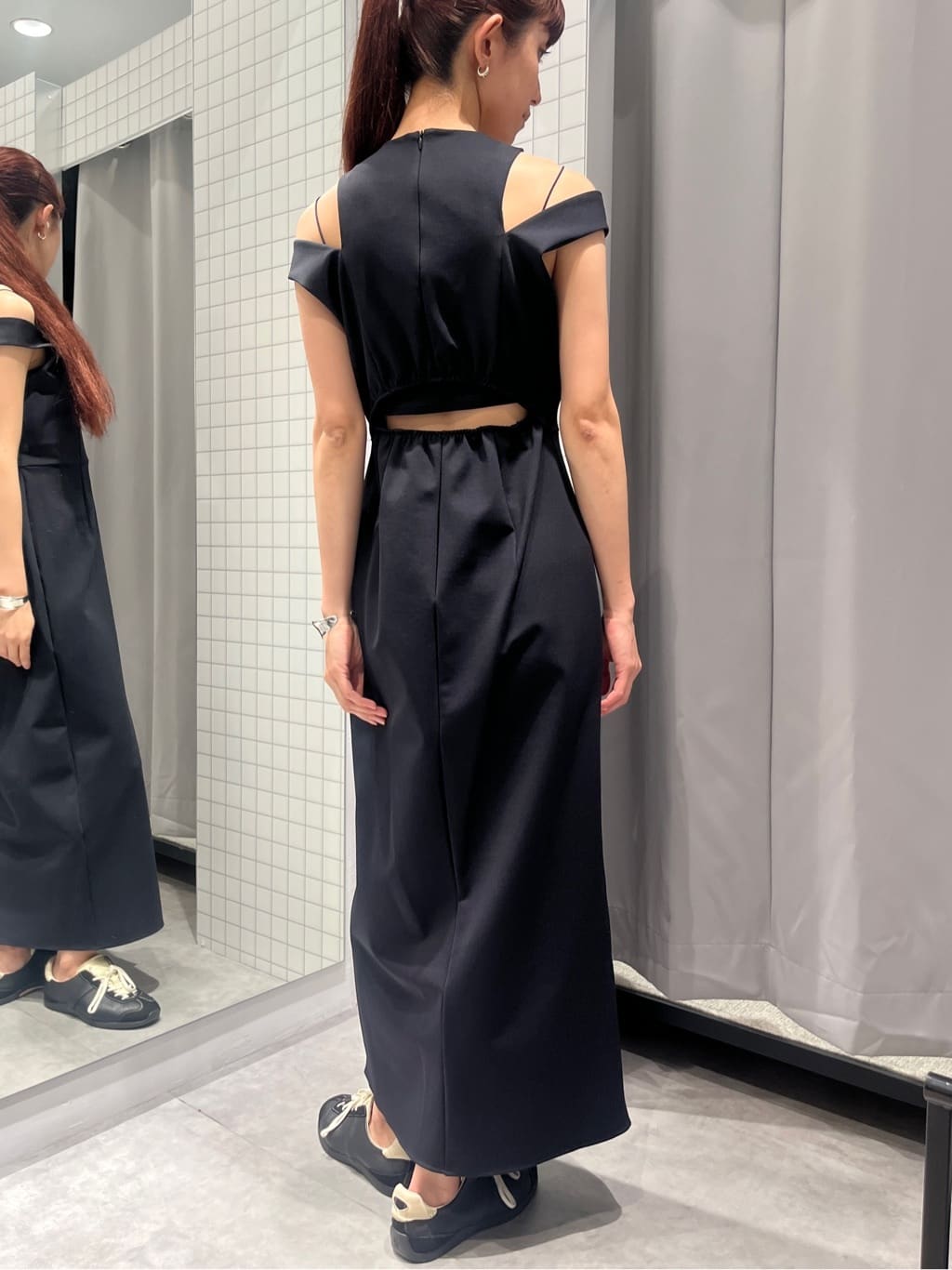 Rielさんの「CODE A｜slit jersey dress」を使ったコーディネート