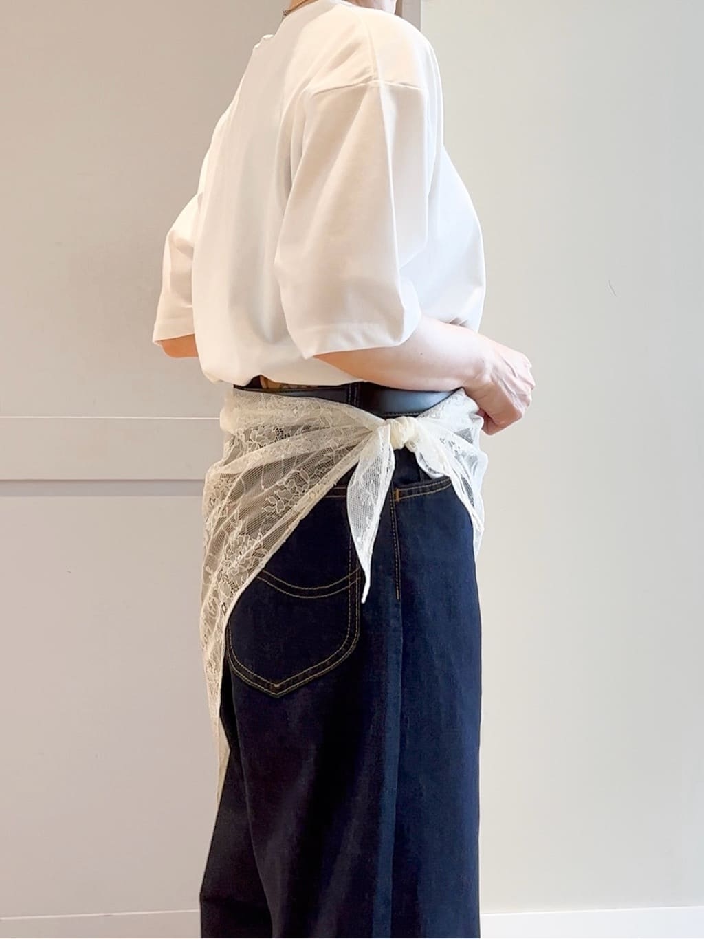 yamakoさんの「grove｜【Lee&times;grove別注】WIDE DENIM PANTS」を使ったコーディネート