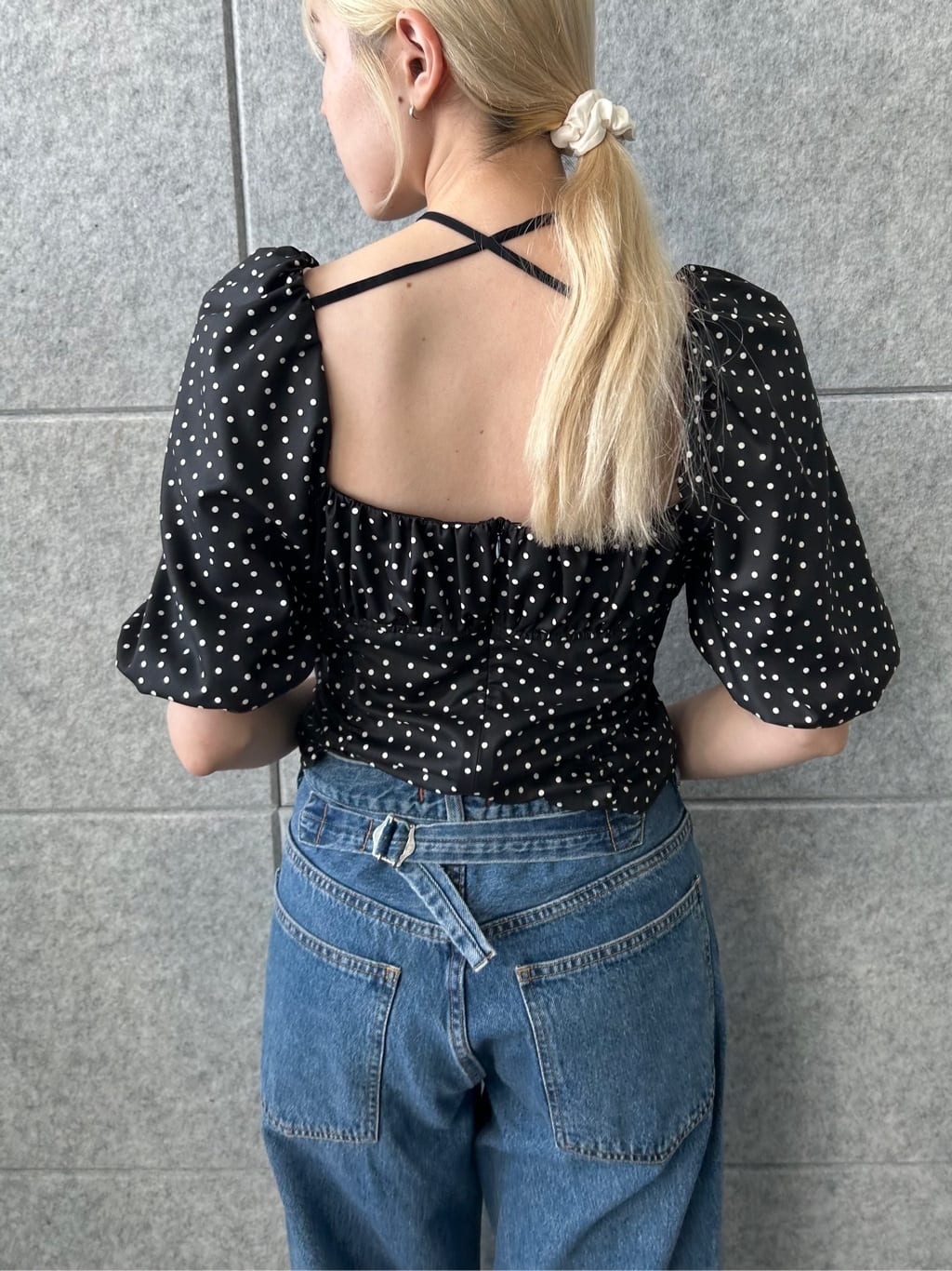 honoka Aさんの「CODE A｜polka dot blouse」を使ったコーディネート