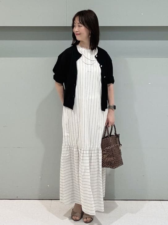 makiさんの「UNTITLED｜メタリックメッシュトート」を使ったコーディネート