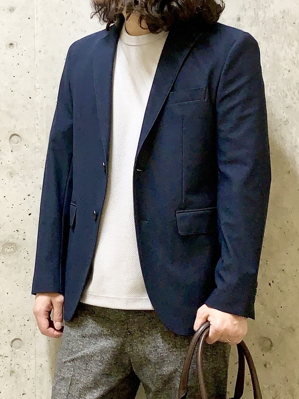 木村剛さんの「TAKEO KIKUCHI｜【360&deg;ストレッチ／セットアップ対応】None Of Stress ジャケット」を使ったコーディネート