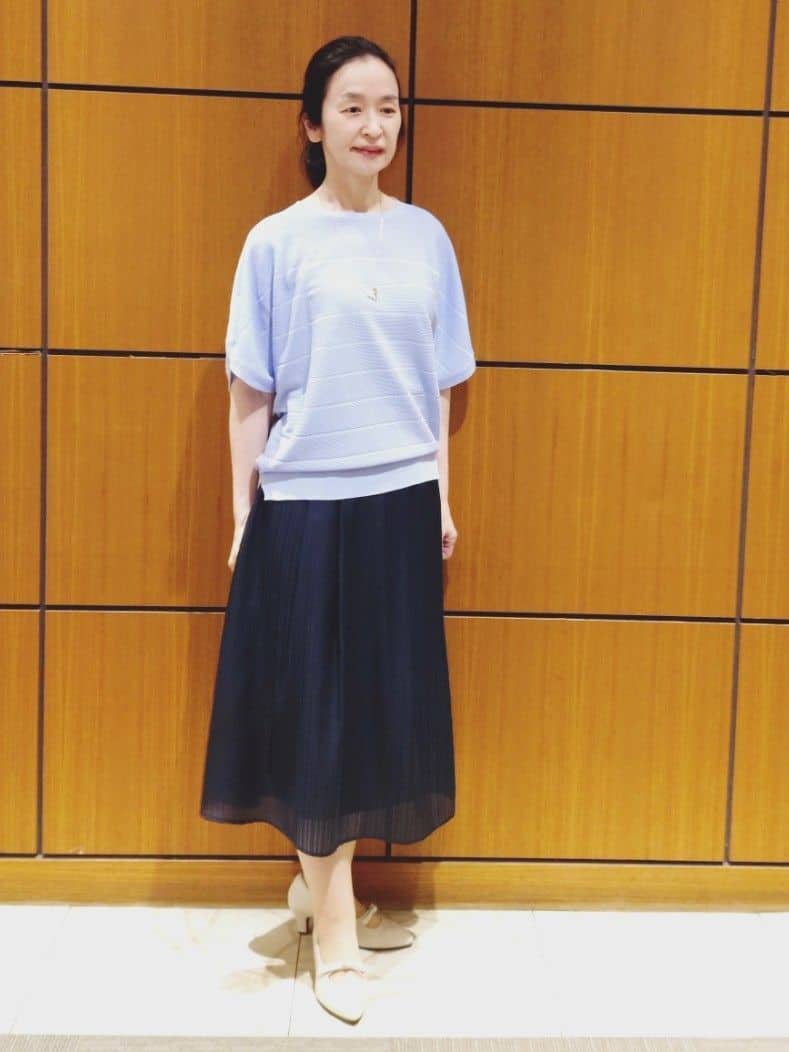 Kさんの「Reflect｜◆ドライタッチプルオーバーニット」を使ったコーディネート
