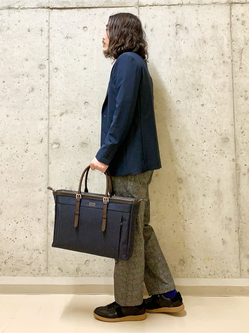木村剛さんの「TAKEO KIKUCHI｜【360&deg;ストレッチ／セットアップ対応】None Of Stress ジャケット」を使ったコーディネート