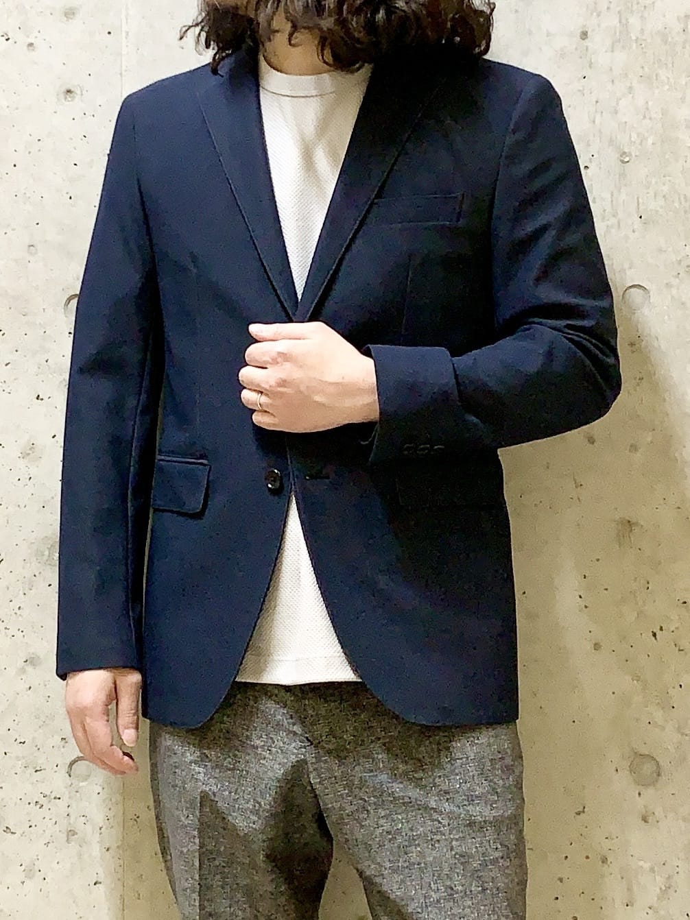 木村剛さんの「TAKEO KIKUCHI｜【360&deg;ストレッチ／セットアップ対応】None Of Stress ジャケット」を使ったコーディネート