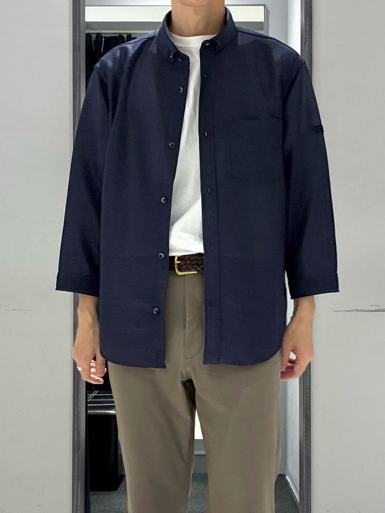 わいずみさんの「TAKEO KIKUCHI｜【360&deg;ストレッチ／セットアップ対応】None Of Stress パンツ」を使ったコーディネート