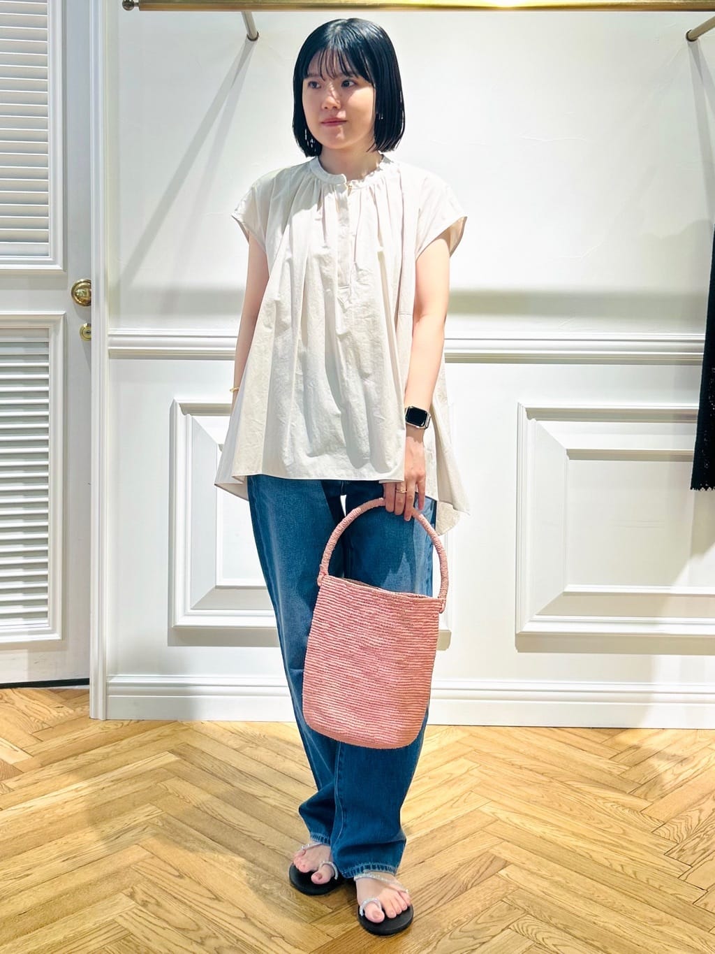 cocoさんの「DRESSTERIOR｜【ウォッシャブル】テーパードコンフォートデニム」を使ったコーディネート