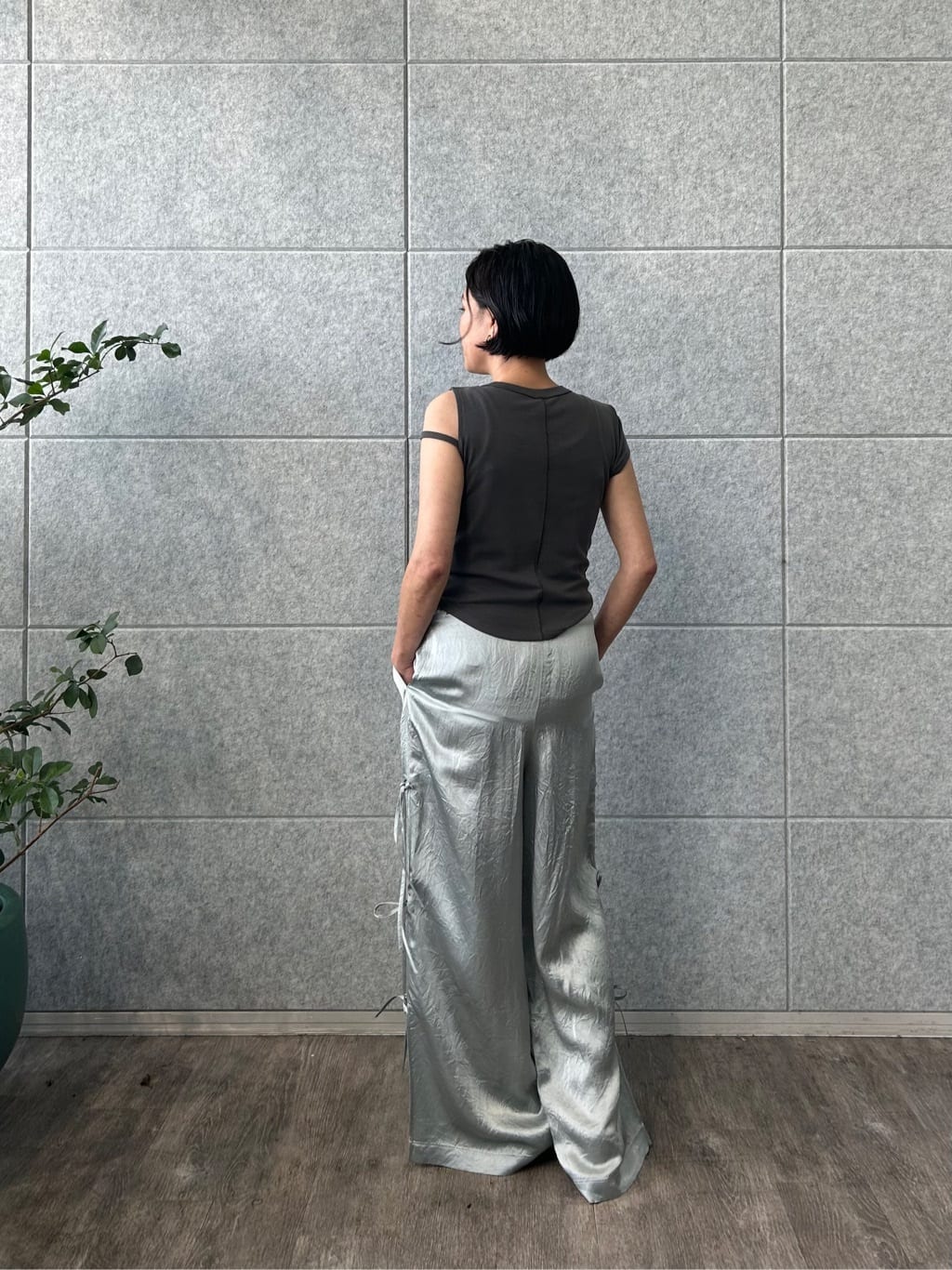 yukoさんの「CODE A｜ribbon easy pants」を使ったコーディネート