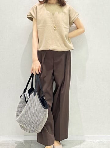Miwaさんの「UNTITLED｜ライトダブルリングネックレス」を使ったコーディネート