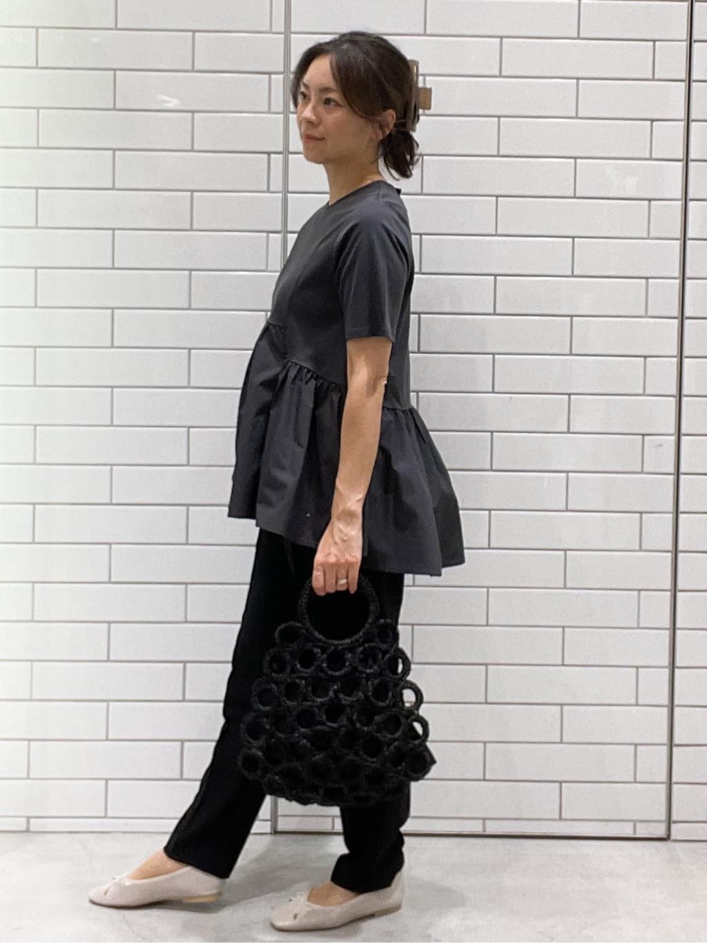 oiさんの「OPAQUE.CLIP｜【定番/6color】名品フラットバレエシューズ」を使ったコーディネート