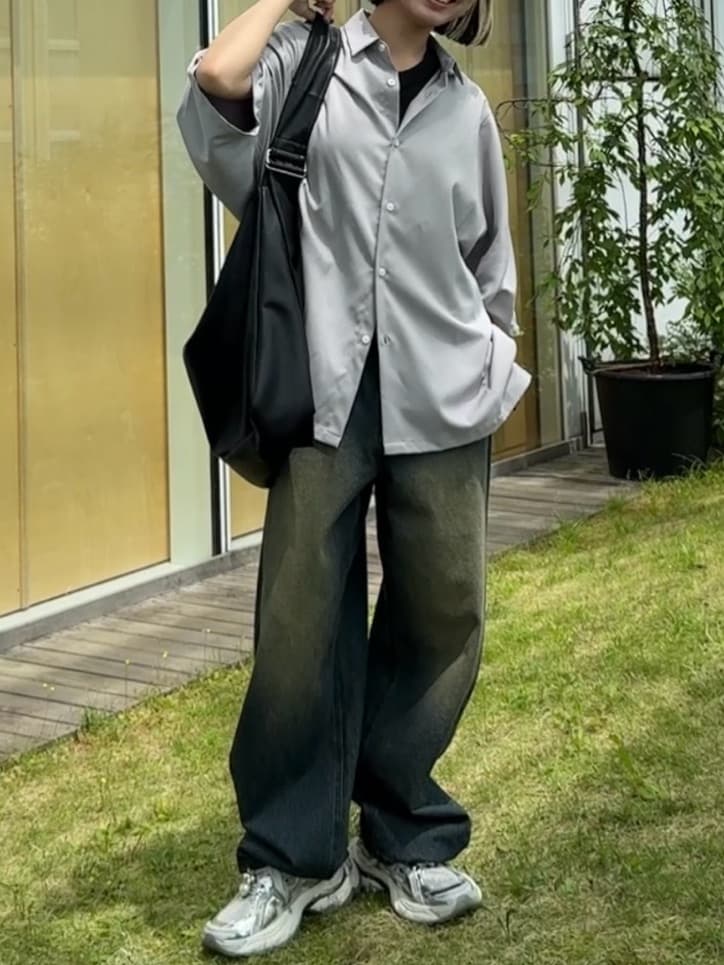 川本葵さんの「tk.TAKEO KIKUCHI｜」を使ったコーディネート