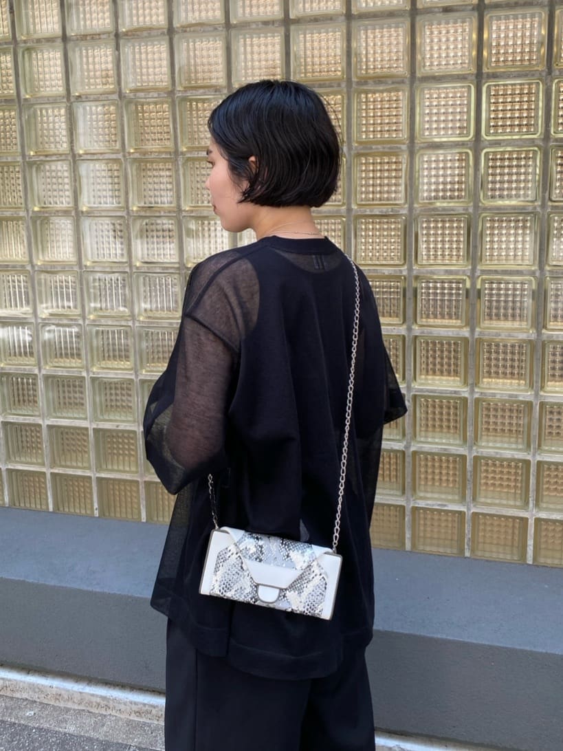 Uさんの「HIROKO HAYASHI｜チェーン付長財布用 ロングチェーン」を使ったコーディネート