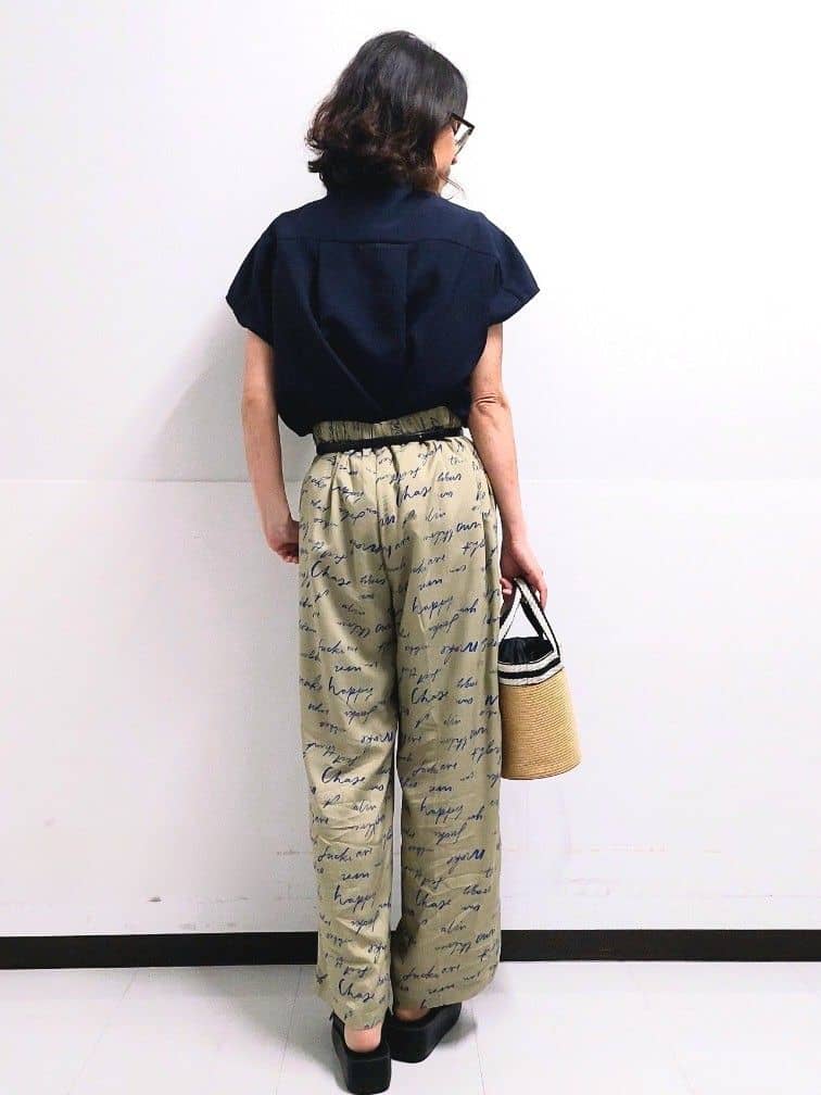 くまみさんの「OPAQUE.CLIP｜スライドベルト」を使ったコーディネート