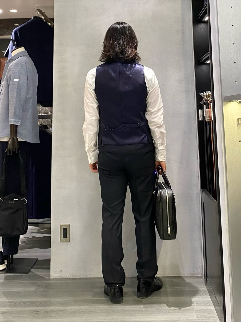 nishiさんの「TAKEO KIKUCHI｜【Made in JAPAN】矢絣（やがすり）スーツ／スリーピース対応」を使ったコーディネート