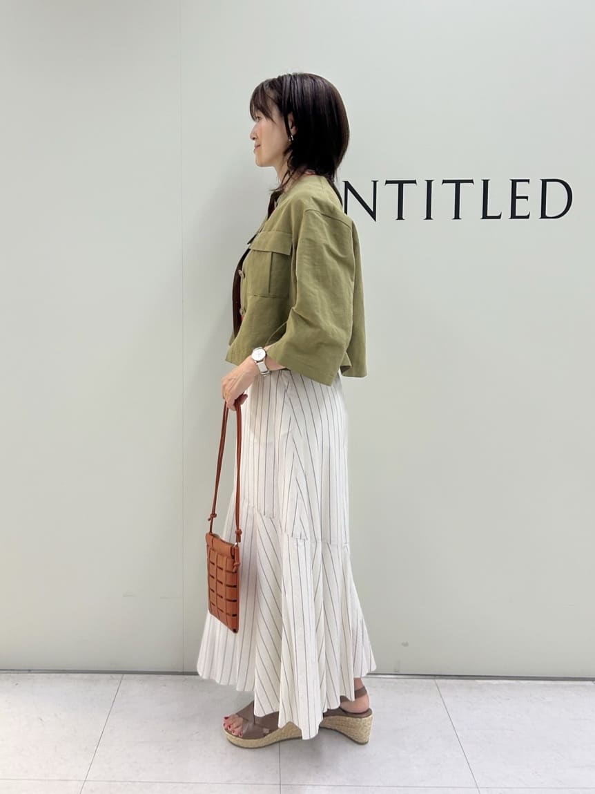 Mikiさんの「UNTITLED｜【ステンレス】ショートラリエット」を使ったコーディネート