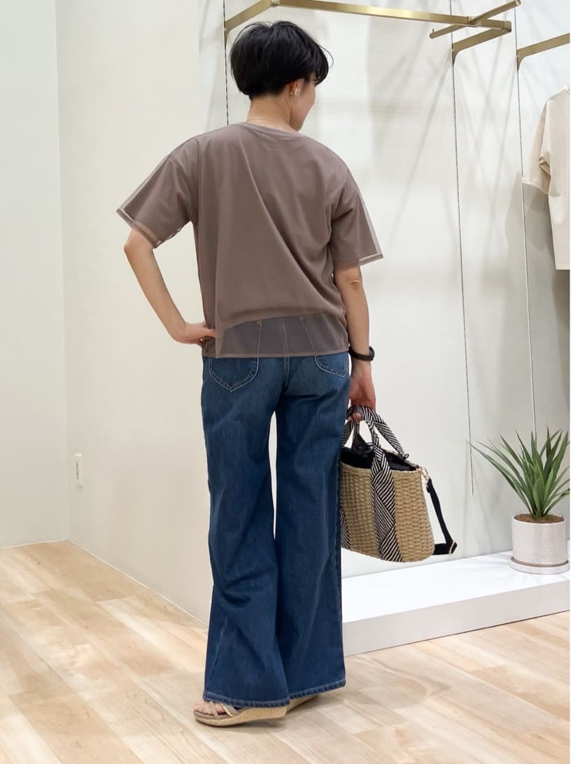 Keiさんの「grove｜【Lee&times;grove別注】WIDE DENIM PANTS」を使ったコーディネート