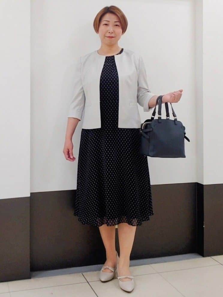 じゅりさんの「Reflect｜◆【夏SALE／UVカット／接触冷感／洗える／セットアップ可】ドライタッチジャケット」を使ったコーディネート