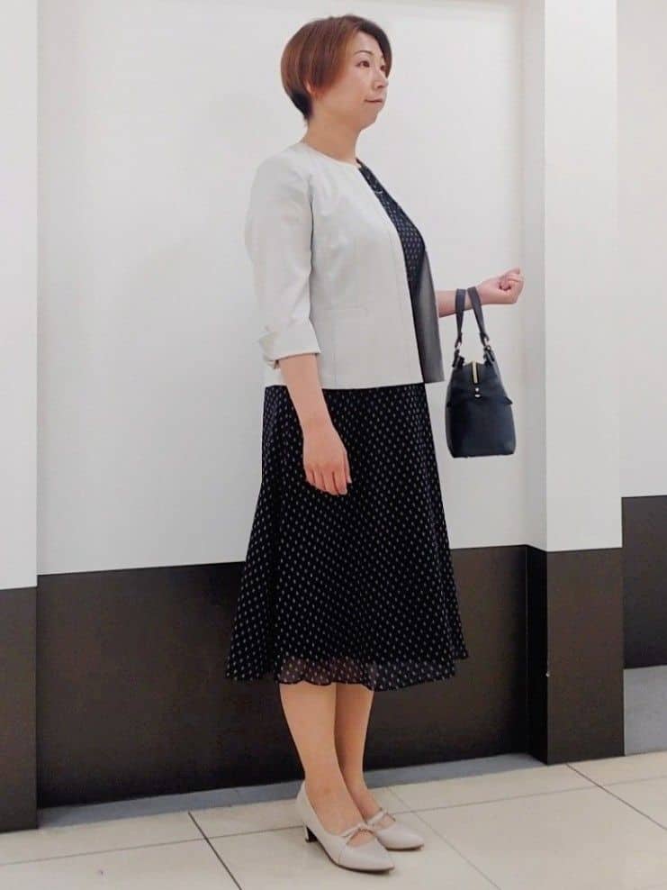 じゅりさんの「Reflect｜◆【夏SALE／UVカット／接触冷感／洗える／セットアップ可】ドライタッチジャケット」を使ったコーディネート