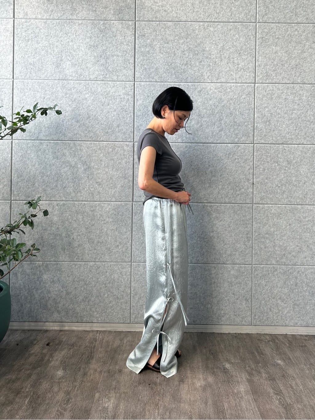 yukoさんの「CODE A｜ribbon easy pants」を使ったコーディネート