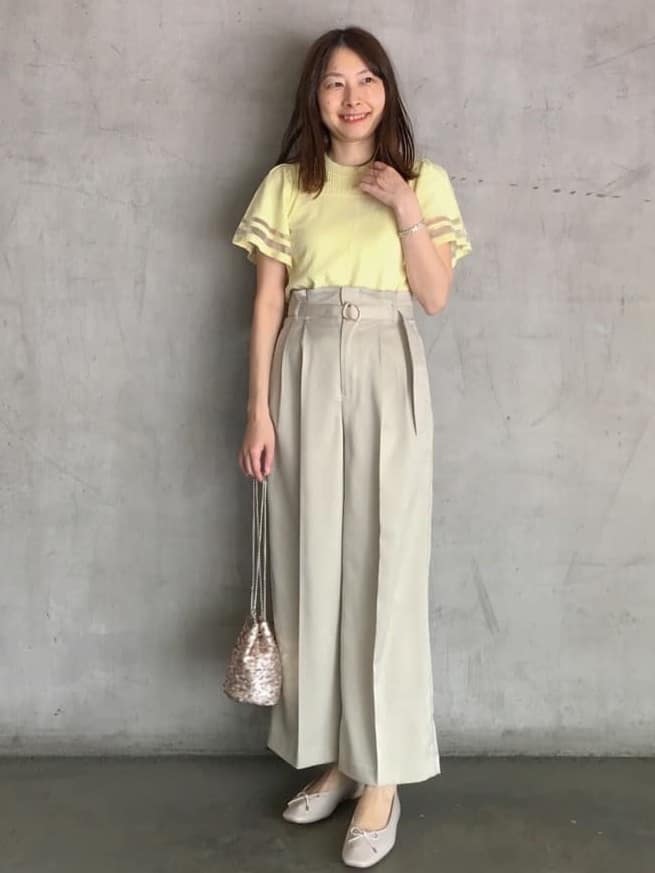 まふさんの「OPAQUE.CLIP｜【定番/6color】名品フラットバレエシューズ」を使ったコーディネート