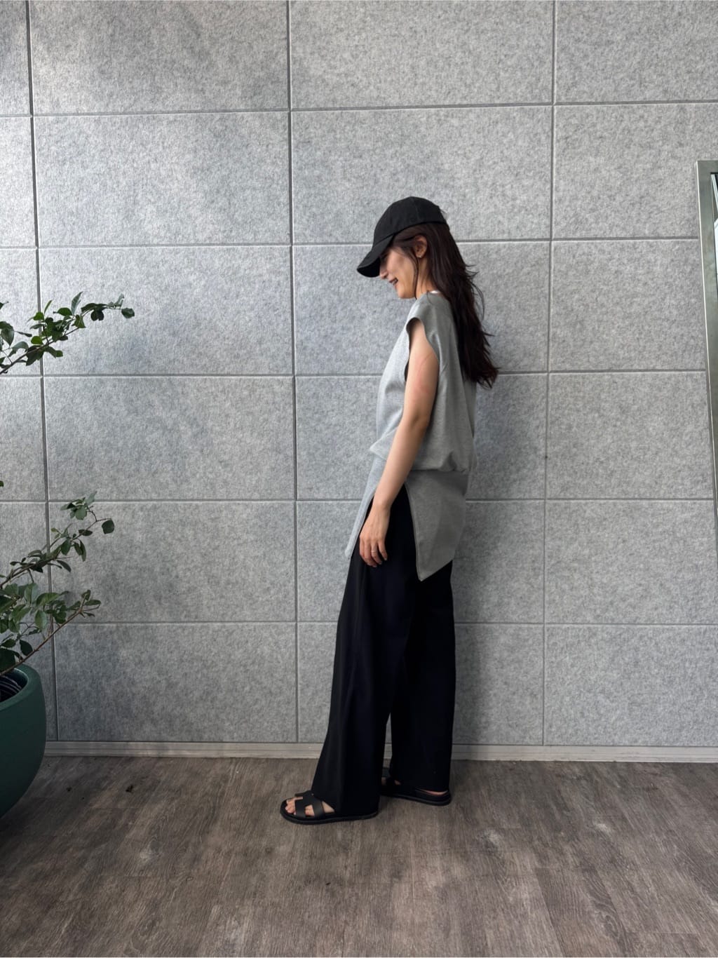 uchi__yamaさんの「CODE A｜french twill easy trouser」を使ったコーディネート