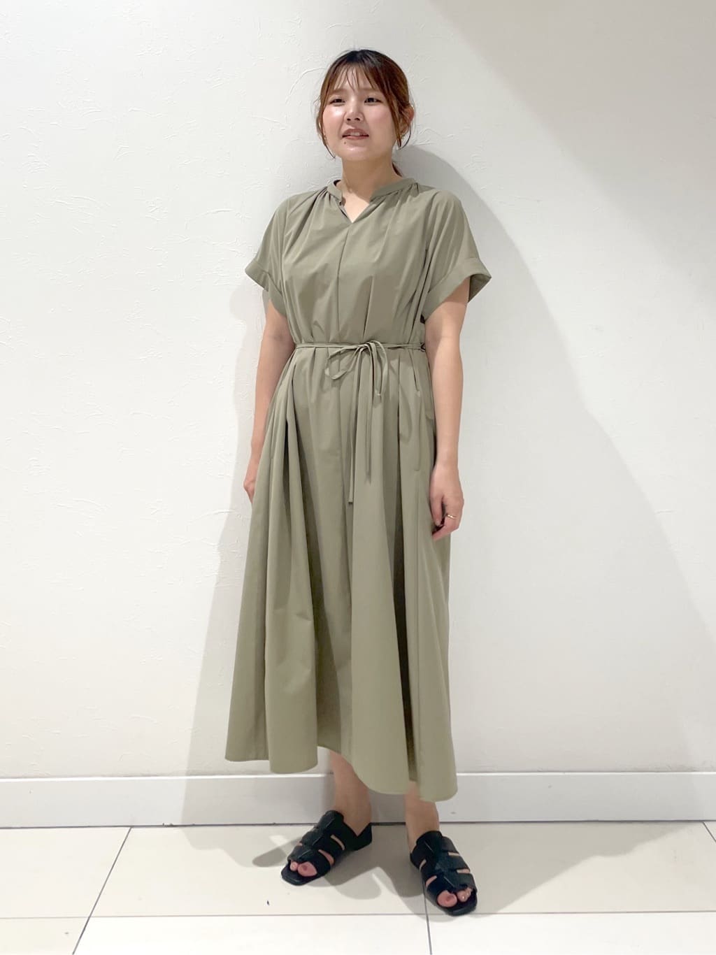 YUUKIさんの「INDIVI｜◆【通気性◎撥水／UV／接触冷感】アクティブワンピース」を使ったコーディネート