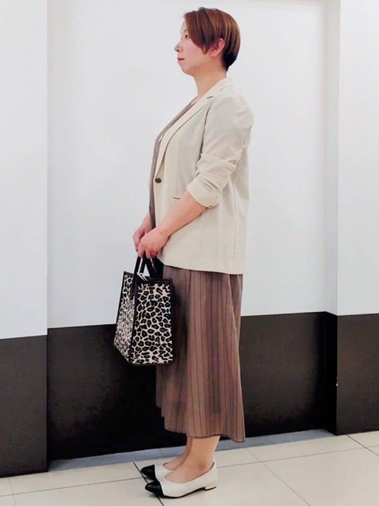 じゅりさんの「Reflect｜◆【マシンウォッシュ可／セットアップ可／通勤におすすめ】ドライタッチジャケット」を使ったコーディネート