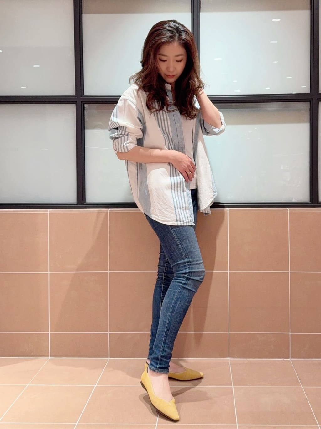 kaoriさんの「ESPERANZA｜Oito和紙フラットパンプス」を使ったコーディネート
