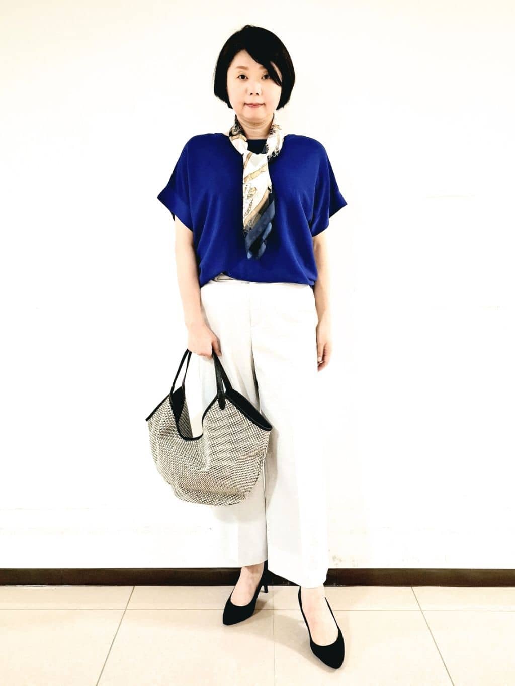 ねぎさんの「UNTITLED｜◆【清涼感/洗濯機洗い可】オックス クロップドワイドパンツ」を使ったコーディネート