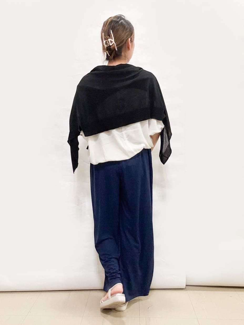 bulさんの「SHOO･LA･RUE｜◆【2WAY】ミニクリアリングネックレス」を使ったコーディネート