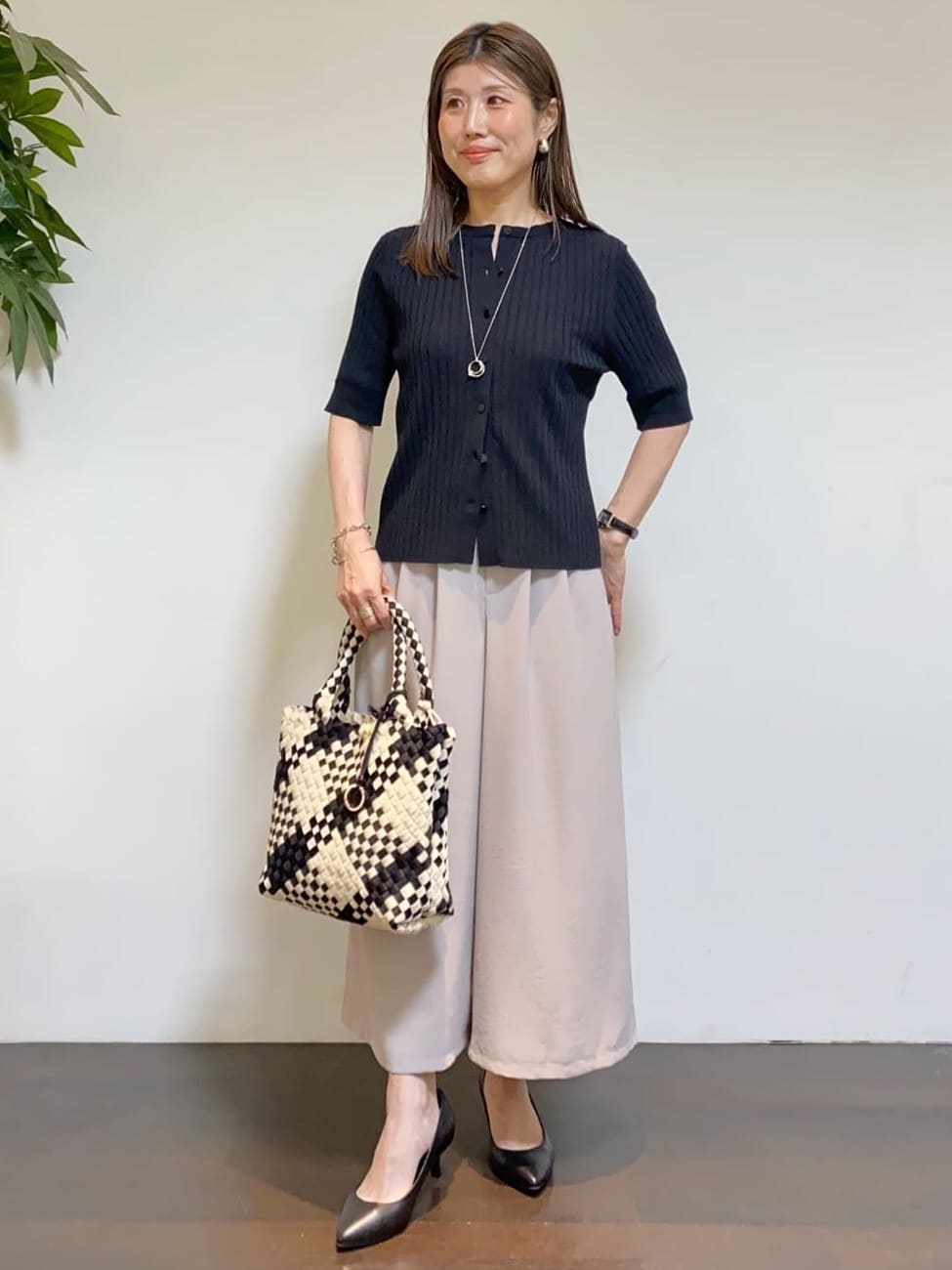 tomoさんの「UNTITLED｜コットンキャミソール」を使ったコーディネート