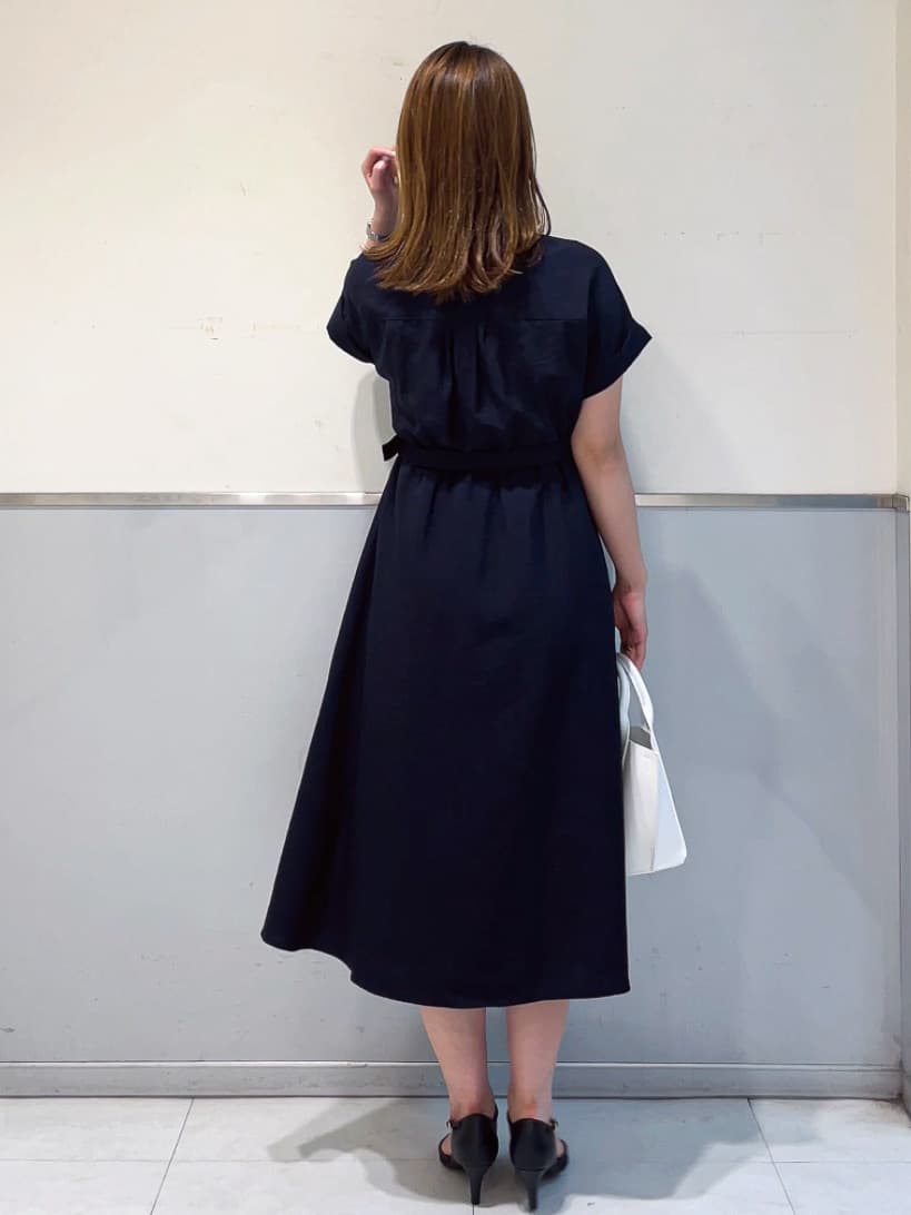 ミーさんの「index｜《7色展開／XS-LLサイズ》ダブルポケットスキッパーシャツワンピース【吸水速乾／防シワ／イージーア」を使ったコーディネート