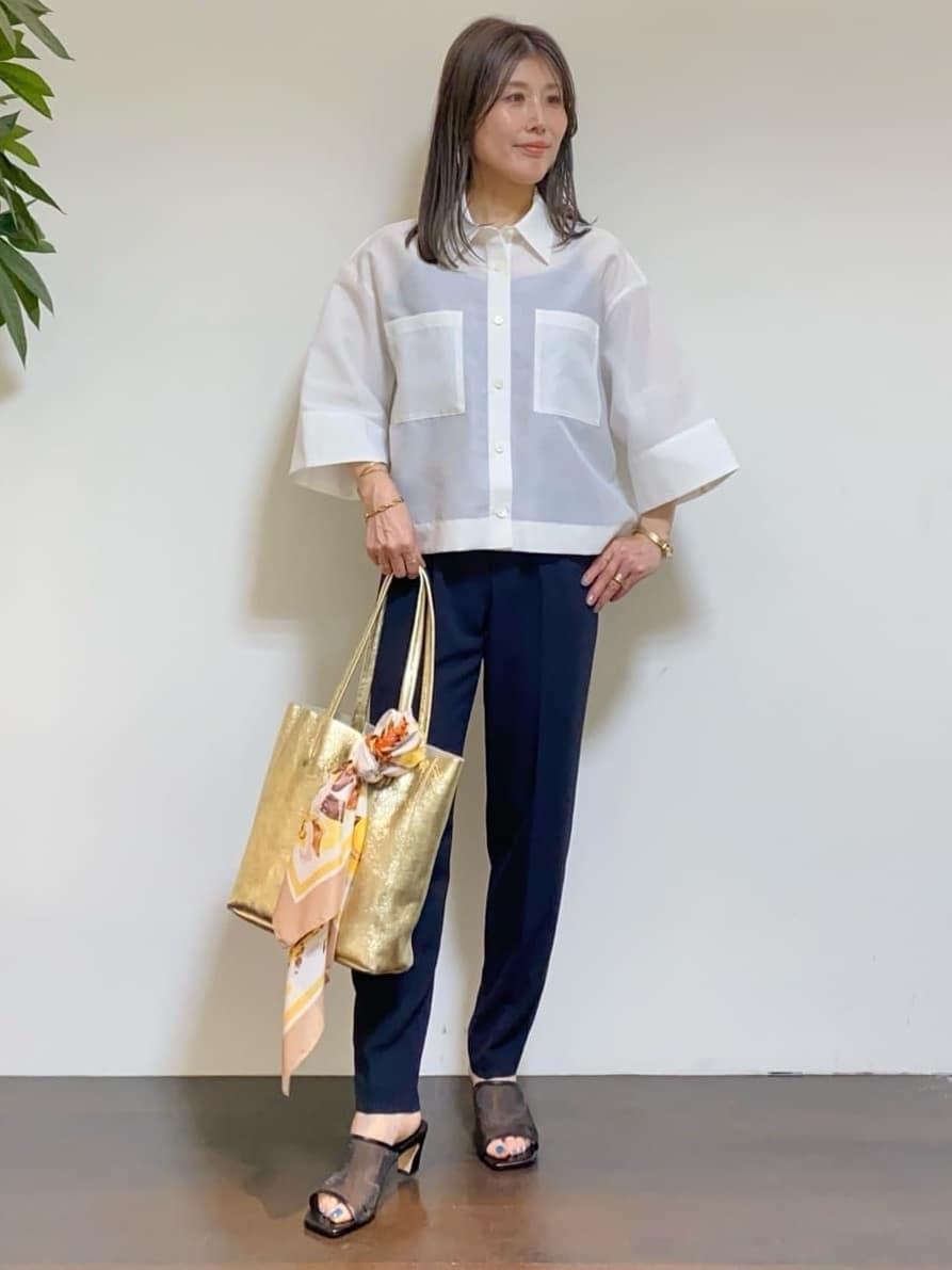 tomoさんの「UNTITLED｜コットンキャミソール」を使ったコーディネート