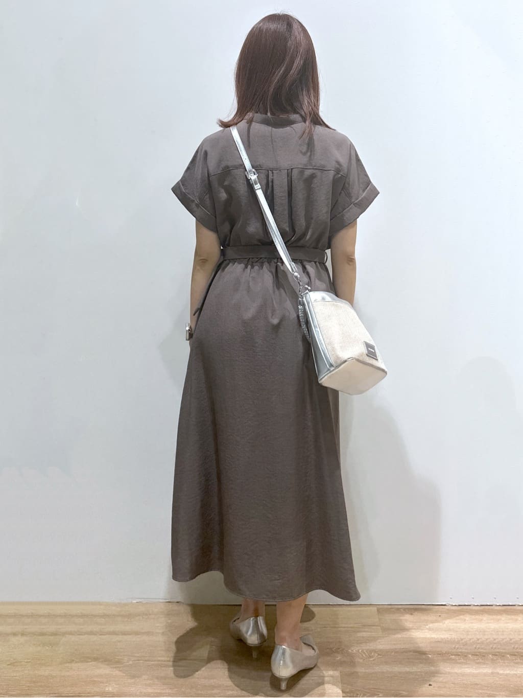 yukaさんの「OPAQUE.CLIP｜《7色展開／XS-LLサイズ》ダブルポケットスキッパーシャツワンピース【吸水速乾／防シワ／イージーア」を使ったコーディネート