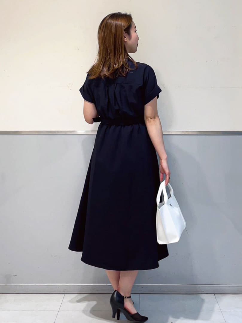 ミーさんの「index｜《7色展開／XS-LLサイズ》ダブルポケットスキッパーシャツワンピース【吸水速乾／防シワ／イージーア」を使ったコーディネート