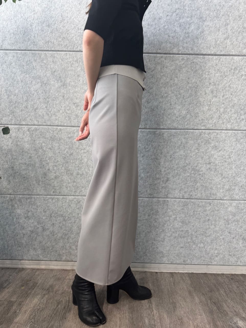 designer yukaさんの「CODE A｜design knit tank」を使ったコーディネート