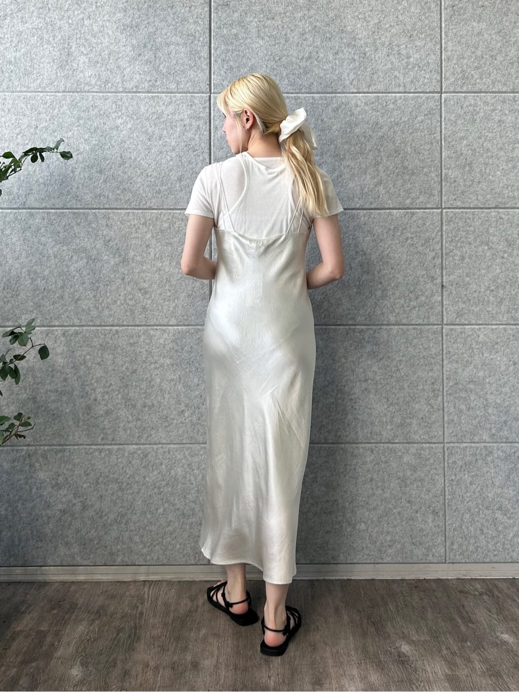 honoka Aさんの「CODE A｜ribbon cami dress」を使ったコーディネート