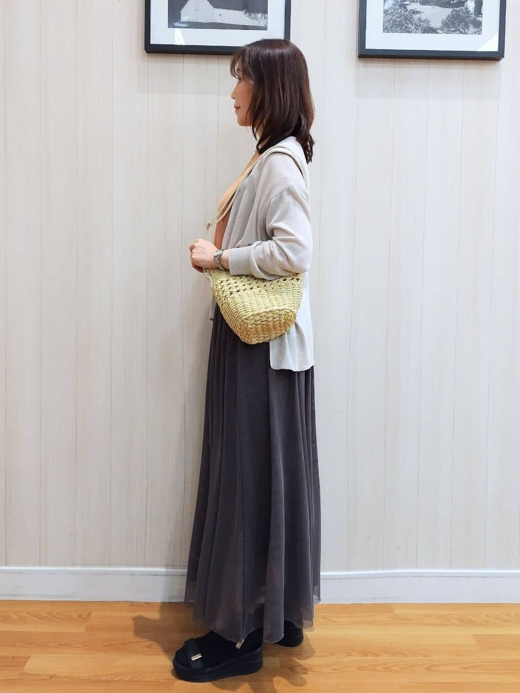 yseさんの「SHOO･LA･RUE｜◆雑材ミニショルダーバッグ」を使ったコーディネート