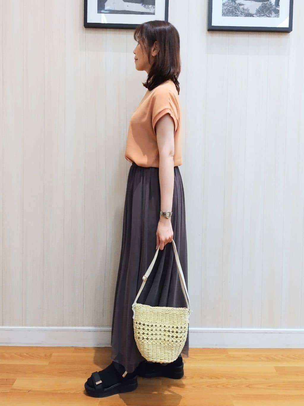 yseさんの「SHOO･LA･RUE｜◆雑材ミニショルダーバッグ」を使ったコーディネート