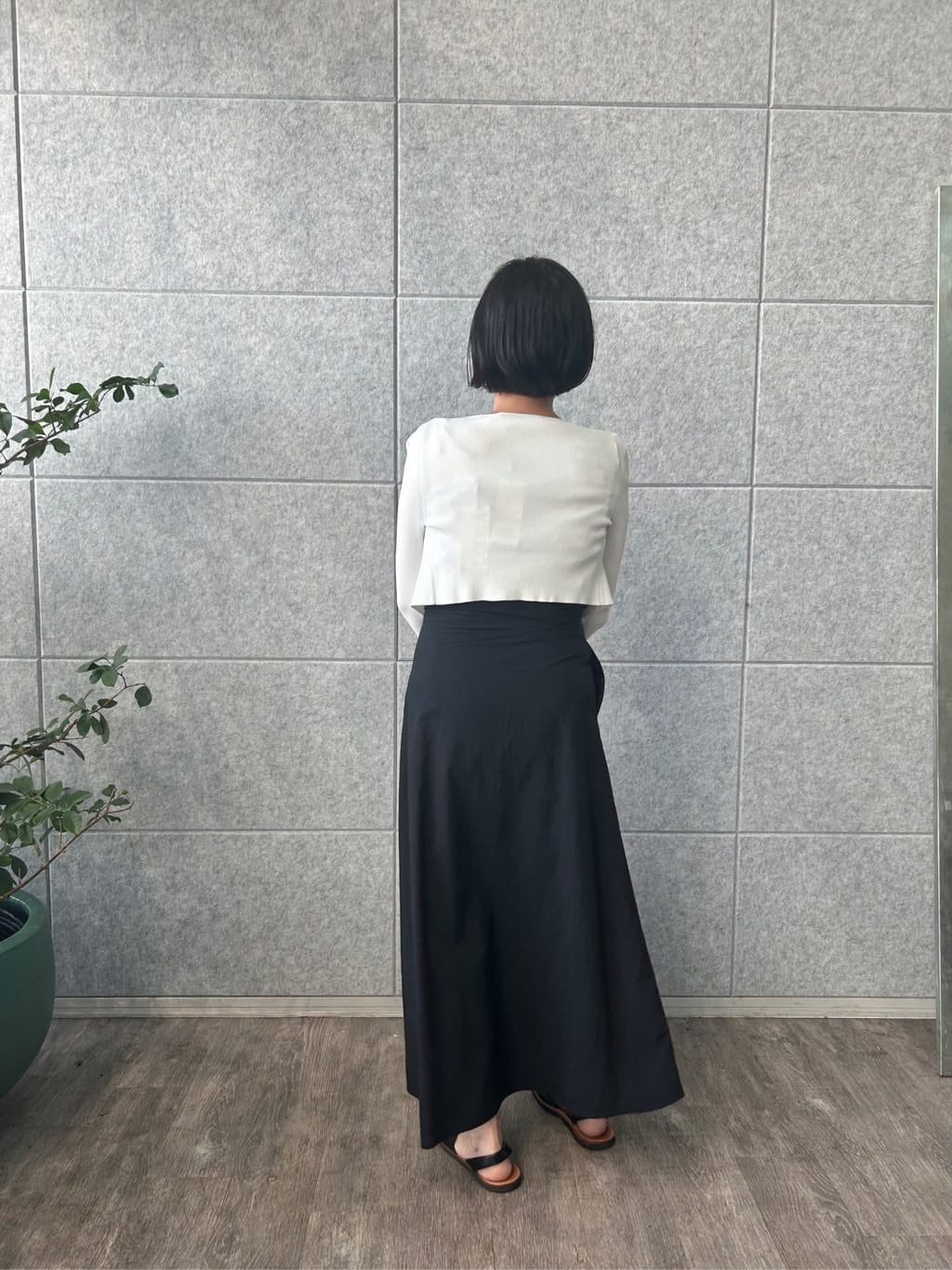 yukoさんの「CODE A｜asymmetry ribbon one－piece」を使ったコーディネート
