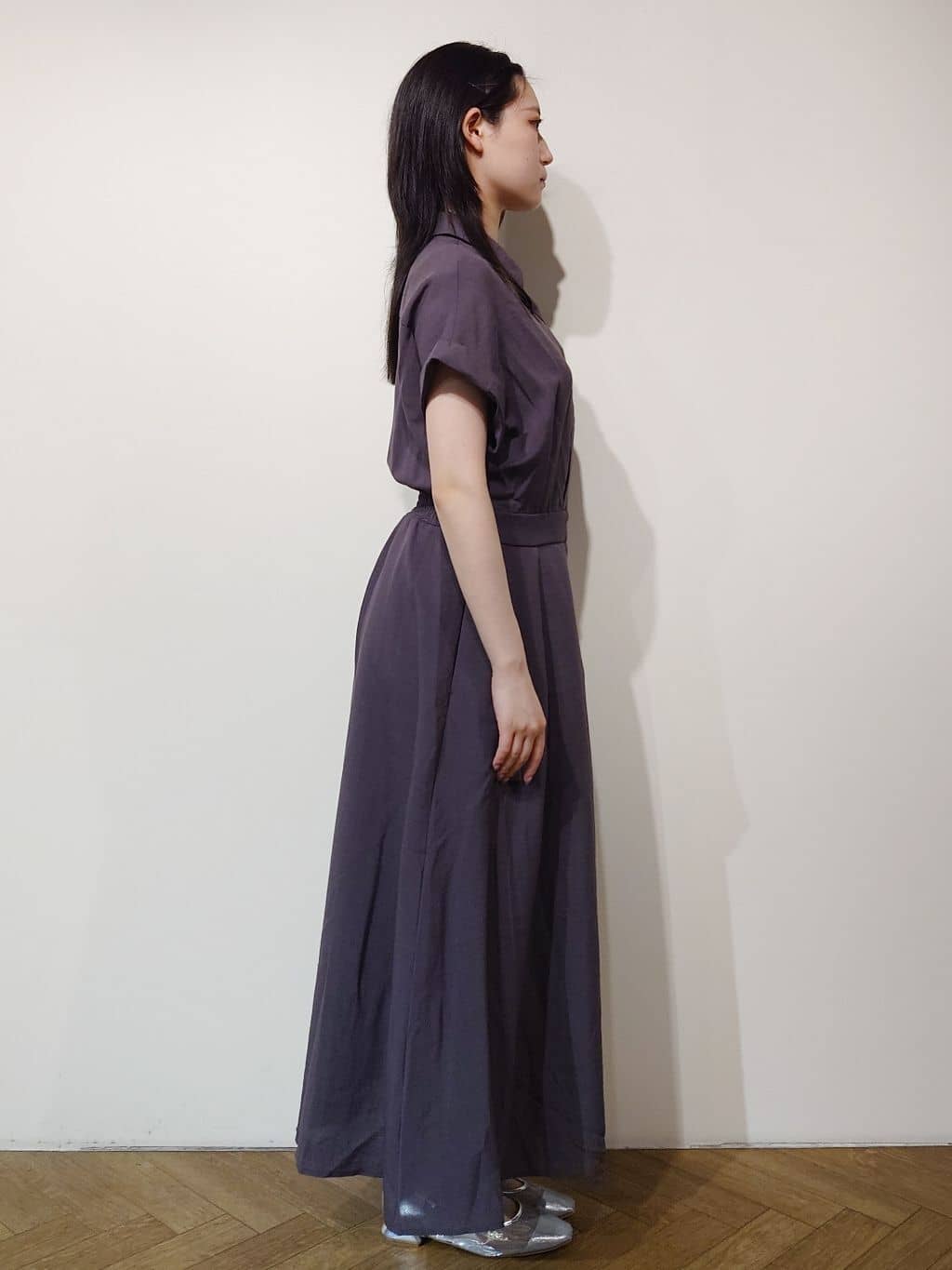 Uさんの「OPAQUE.CLIP｜◆リネンライクシャツワンピース【洗濯機洗い可／吸水速乾／接触冷感】」を使ったコーディネート