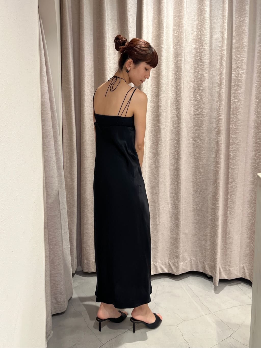 Rielさんの「CODE A｜ribbon cami dress」を使ったコーディネート