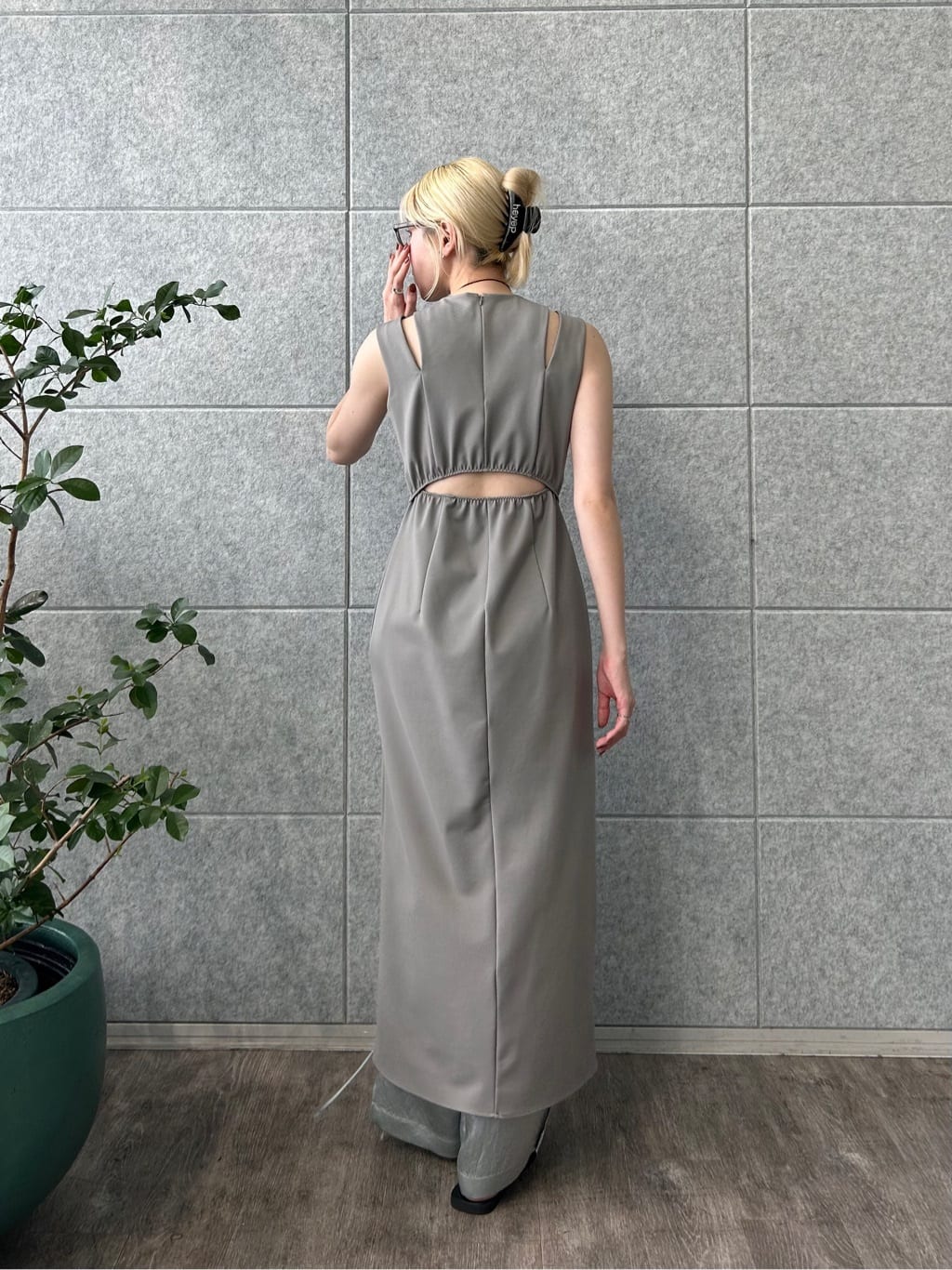 honoka Aさんの「CODE A｜slit jersey dress」を使ったコーディネート