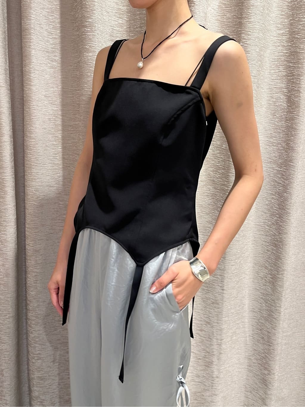 Rielさんの「CODE A｜bandeau bra short top」を使ったコーディネート