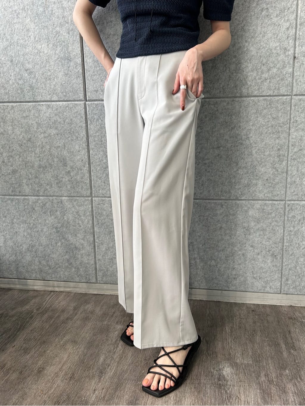 honoka Aさんの「CODE A｜gather puff jersey tops」を使ったコーディネート
