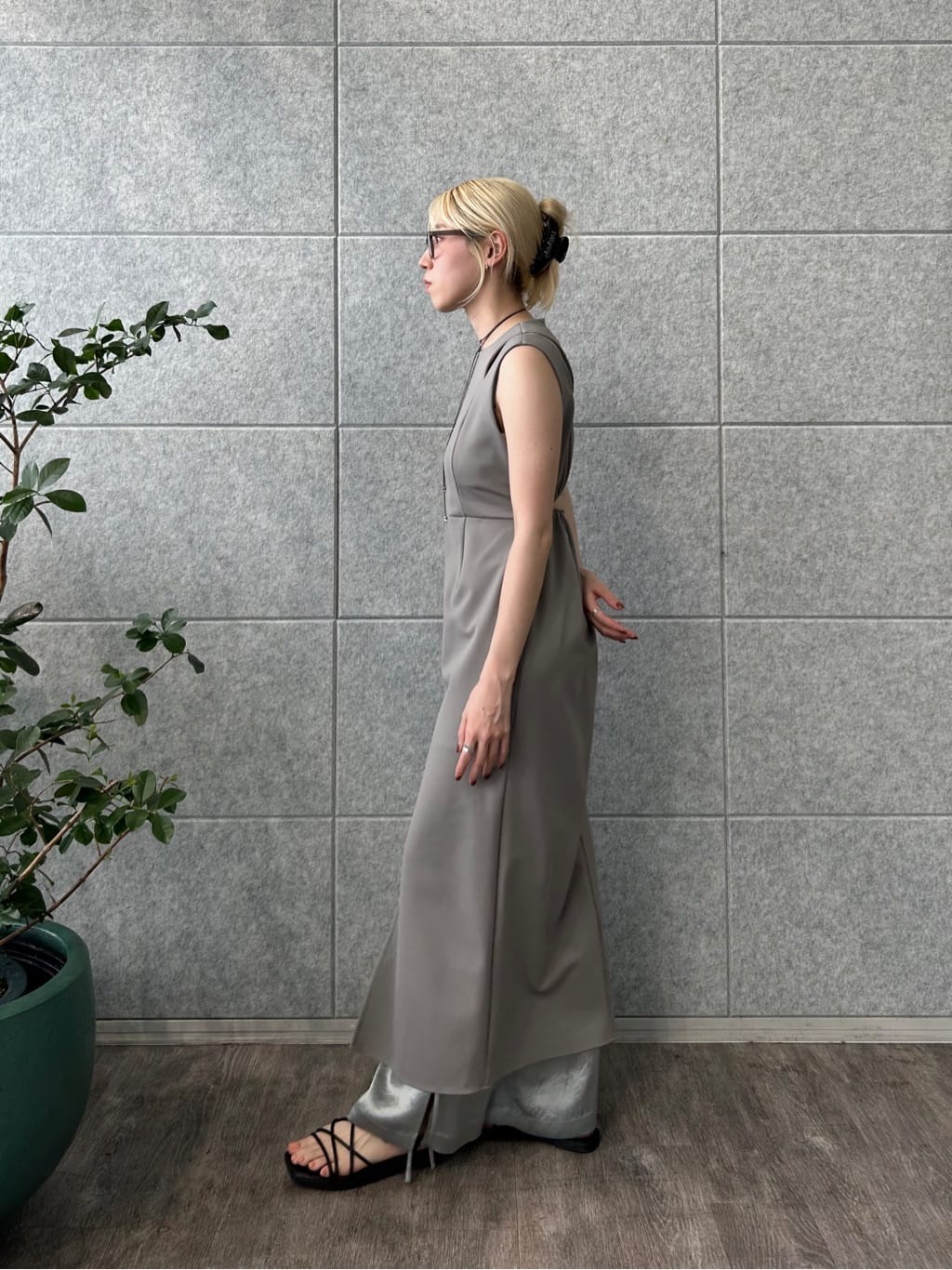 honoka Aさんの「CODE A｜slit jersey dress」を使ったコーディネート