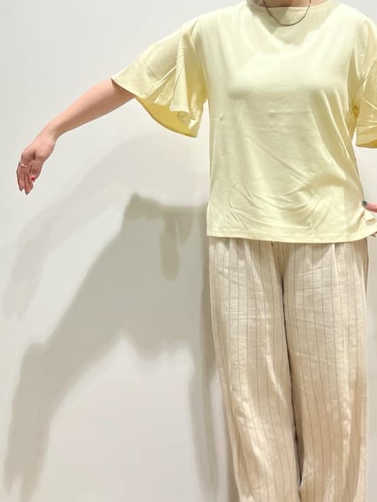 chiakiさんの「OPAQUE.CLIP｜◆《S-LLサイズ》フレアスリーブカッソー【UV／接触冷感／洗濯機洗い可】」を使ったコーディネート