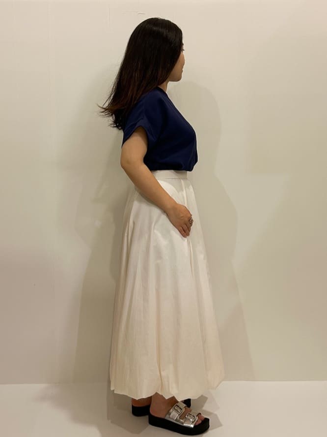 ちゃこさんの「OPAQUE.CLIP｜《7色展開／SS-LLサイズ》ストレッチスキッパーブラウス／セットアップ対応【洗濯機洗い可／防シワ】」を使ったコーディネート